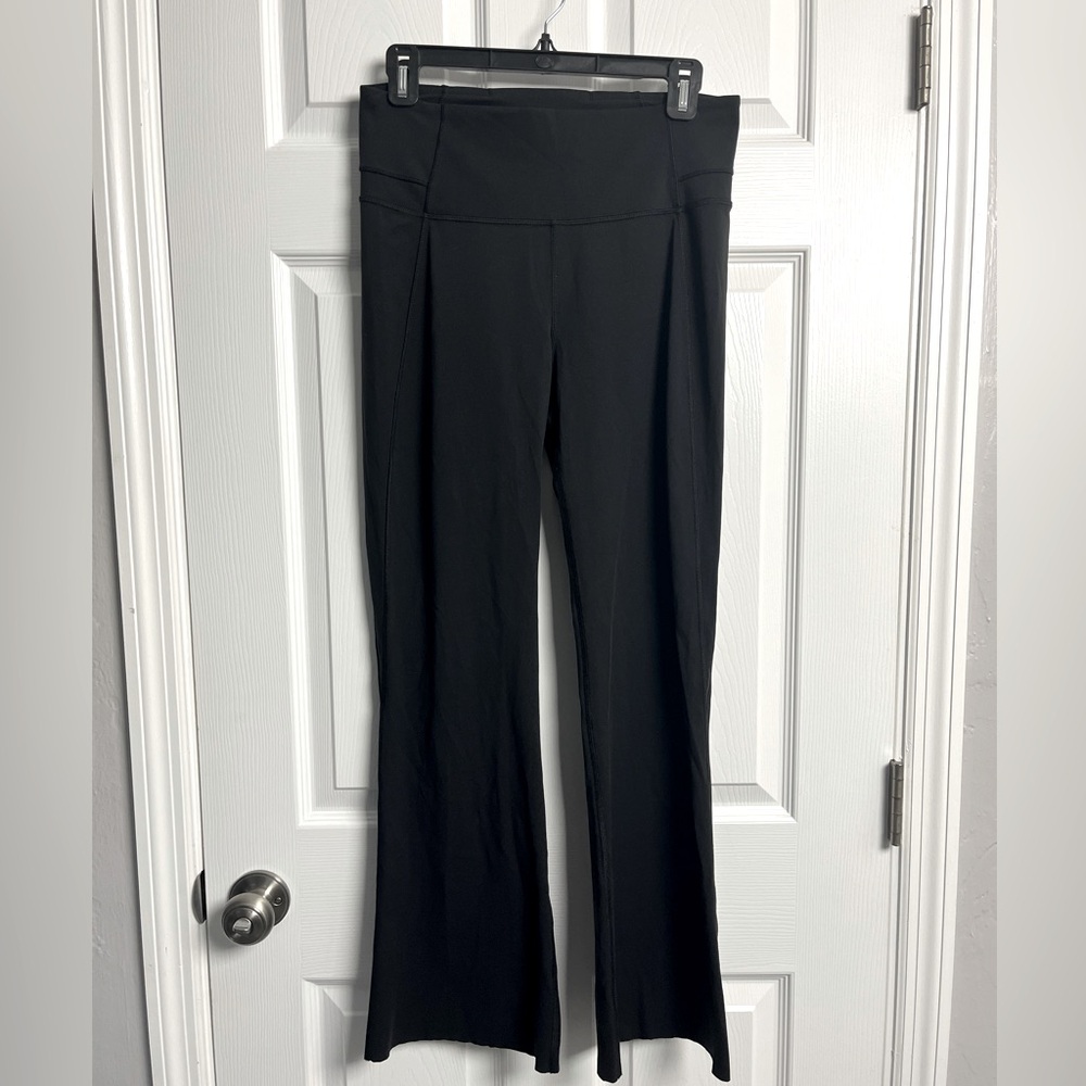 Lululemon Groove Flare Black Leggings, size 8